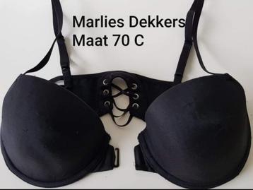 BH Marlies Dekkers Taille 70 C, MARLIES DEKKERS, Enlèvement ou Envoi, Noir, Soutien-gorge