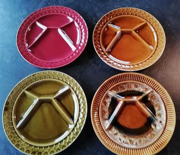 Trois lots d'assiettes, Assiettes(s), Enlèvement ou Envoi, Céramique, Utilisé