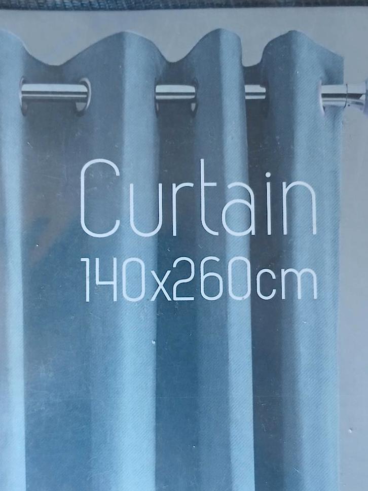Tentures occultantes vert grisé, Maison & Meubles, Ameublement | Rideaux & Stores à lamelles, Neuf, 200 cm ou plus, 100 à 150 cm