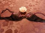 (87)- soutien gorge femme t.95b noir rose, Ophalen of Verzenden, Zwart, BH