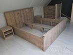 nieuw stevige stoer bed steigerhout, Autres dimensions, Deux personnes, Autres dimensions, Bois