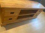 tv kast teak, Ophalen, Gebruikt, 100 tot 150 cm, Teakhout