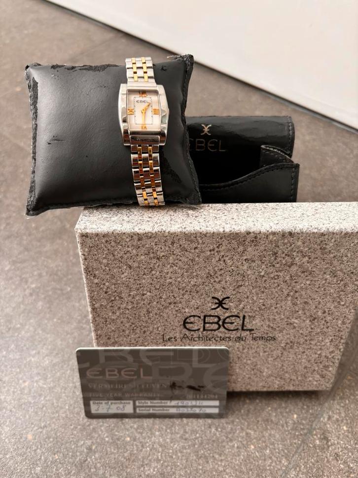 Ebel dameshorloge met certificaat, Handtassen en Accessoires, Horloges | Dames, Gebruikt, Polshorloge, Overige merken, Ophalen of Verzenden