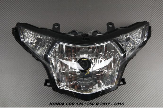 Koplamp / Voorlicht AVDB voor HONDA CBR 125 250 R 2011 2016, Motoren, Accessoires | Overige, Nieuw, Ophalen of Verzenden