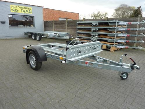 Aanhangwagen 750 kg 2 moto's NIEUW, Motoren, Accessoires | Overige, Nieuw, Ophalen