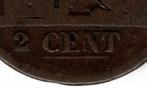 België : 2 Centimes 1835  Bij CENT : Linkervoet bij N ontbre, Postzegels en Munten, Ophalen of Verzenden, Brons, Losse munt