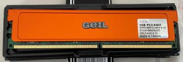 2 x 1GB DDR2-800 RAM te koop beschikbaar voor biedingen