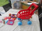 speelgoed winkelwagen met goederen, Kinderen en Baby's, Speelgoed | Speelkeukens, Kunststof, Speelkeuken-accessoire, Ophalen of Verzenden