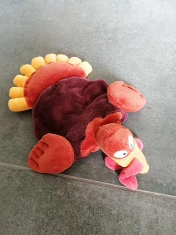 Knuffeldoekje doudou Woody Kalkoen, Enlèvement ou Envoi, Neuf