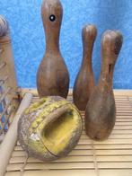 quilles et boule bowling anciennes en bois, Ophalen, Huis en Inrichting