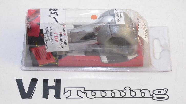 R.EVOLUTION 13442 Pookknop chroom met grijs leer, Auto diversen, Tuning en Styling, Ophalen