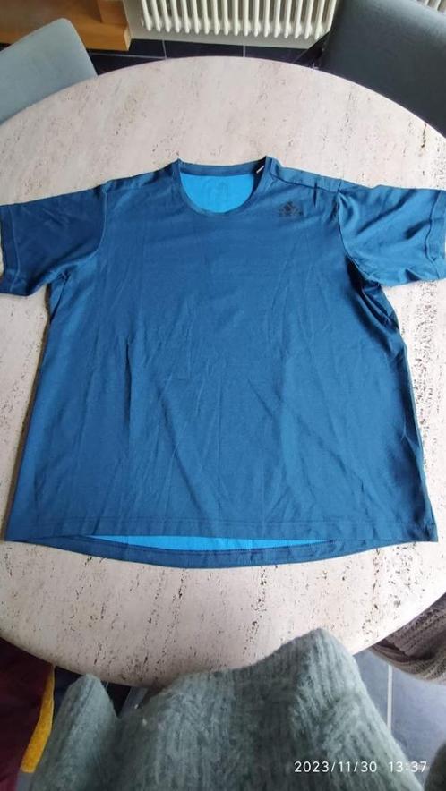 3 fitness T-shirts 2XL, Kleding | Heren, T-shirts, Zo goed als nieuw, Overige maten, Blauw, Ophalen of Verzenden
