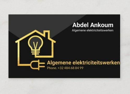 ALGEMENE ELEKTRICITEITWERKEN ,een betaalbare elektricien, Doe-het-zelf en Bouw, Elektriciteit en Kabels, Zo goed als nieuw, Ophalen of Verzenden