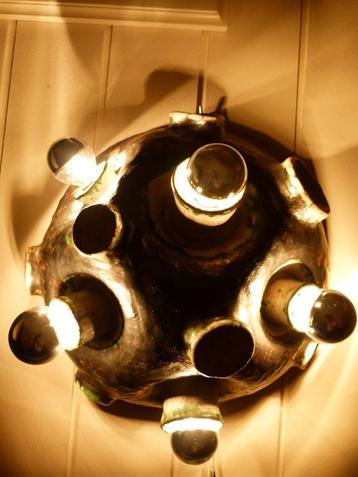 vintage Psychedelic art wandlamp keramiek 60er jaren beschikbaar voor biedingen