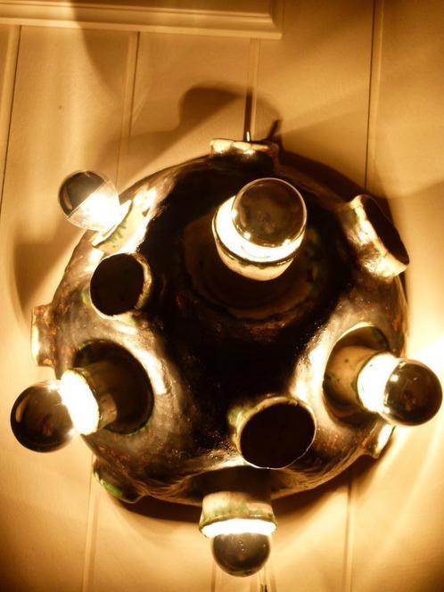 vintage Psychedelic art wandlamp keramiek 60er jaren, Verzamelen, Retro, Huis en Inrichting, Ophalen