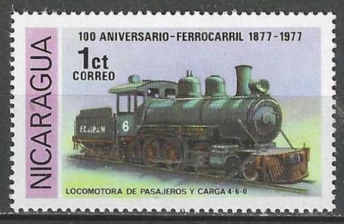 Nicaragua 1978 - Yvert 1098 - 100 jaar Spoorwegen - 1 c (PF), Postzegels en Munten, Postzegels | Amerika, Postfris, Verzenden