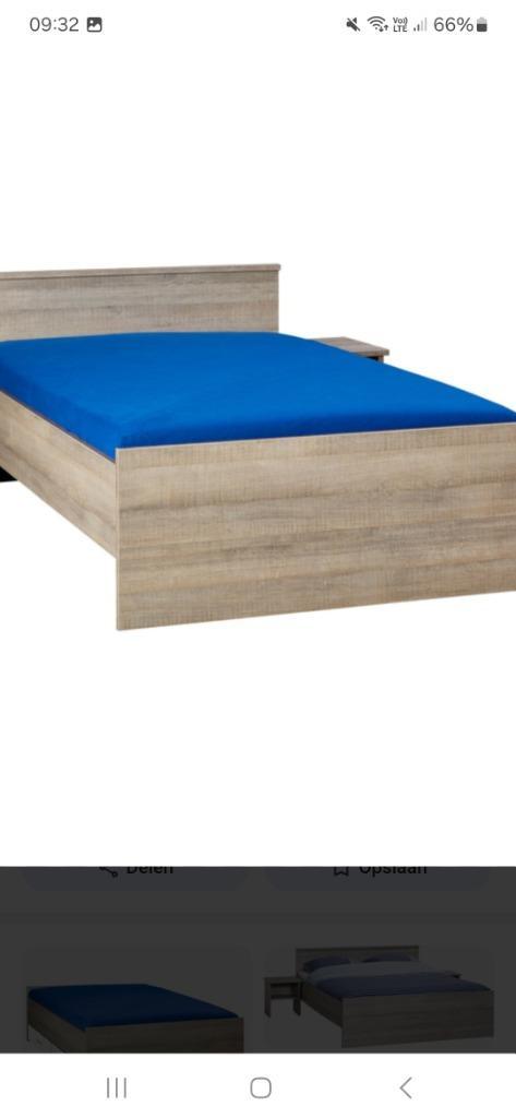 Kinderbed 6-14j met matras koopje, Huis en Inrichting, Slaapkamer | Bedden, Zo goed als nieuw, Eenpersoons, 100 cm, 200 cm, Hout
