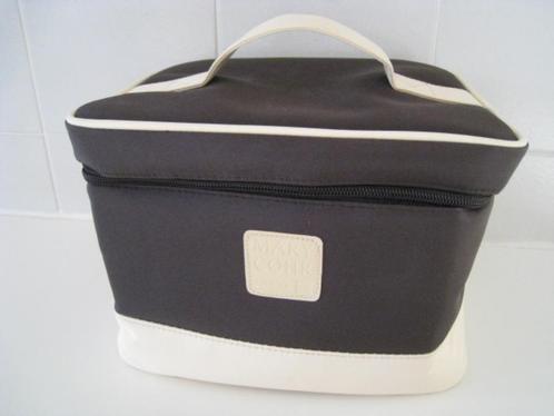 Vintage Beauty-case, merk Mary Cohr, Paris, donker bruin, Handtassen en Accessoires, Beautycases, Bruin, Ophalen of Verzenden