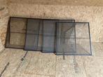 vliegenramen aluminium - 4 stuks, Doe-het-zelf en Bouw, Deuren en Vliegenramen, Ophalen, Gebruikt, 80 tot 100 cm, Overige typen
