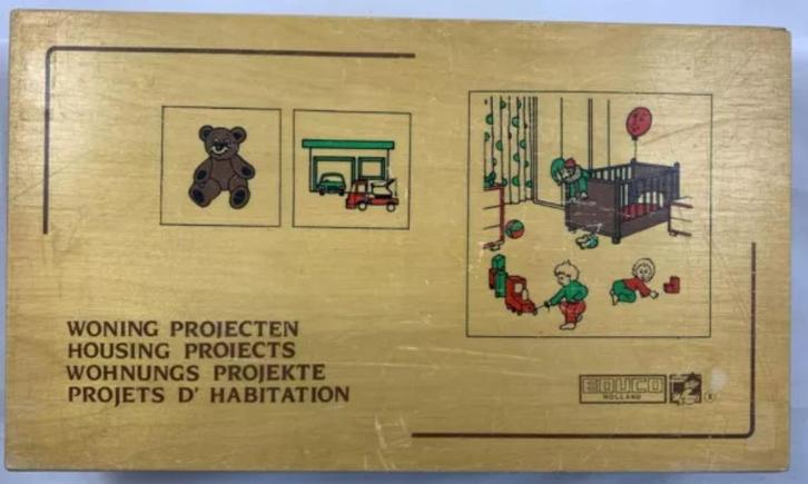 Educo woning projecten schoolmateriaal spel hout thema huis, Kinderen en Baby's, Speelgoed | Educatief en Creatief, Zo goed als nieuw