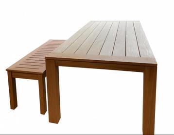 Tuintafel in afrormosia beschikbaar voor biedingen