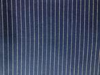 Tissu ligné, Blauw, Nieuw, Ophalen of Verzenden, 30 tot 120 cm