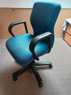 Stoel - blauwe ergonomische bureaustoel, Blauw, Ergonomisch, Gebruikt, Bureaustoel