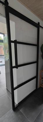 Schuifdeur in staal look, Enlèvement, Porte coulissante, Bois