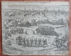 Gravure HISTORISCHE kaart Antwerpen 16e eeuw Het verraad van, Verzenden