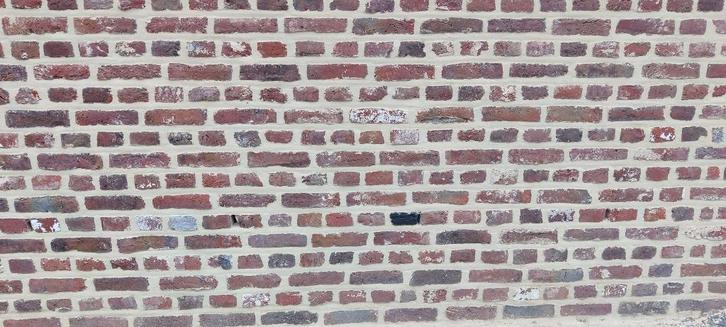 Oude bakstenen schoongemaakt — Pays de Herve, Doe-het-zelf en Bouw, Metselstenen, Gebruikt, Bakstenen, Ophalen