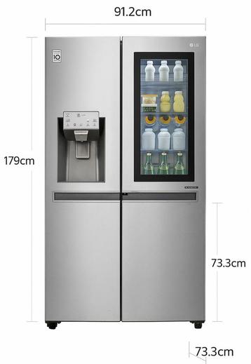 LG GSK6876SC Amerikaanse koelkast — uitstekende staat! beschikbaar voor biedingen