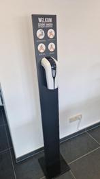 Automatische desinfectie dispenser + zuil, Zakelijke goederen, Kantoor en Winkelinrichting | Kantoorartikelen, Ophalen, Gebruikt