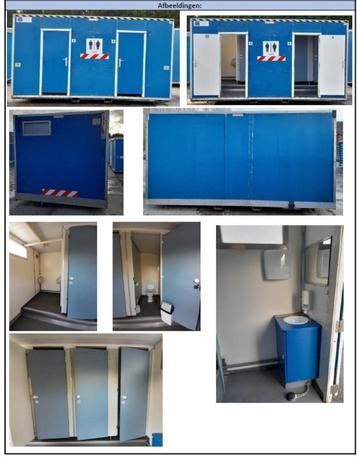 WC Container beschikbaar voor biedingen