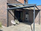 Luifel en screen, electrisch bediend, Ophalen, Elektrisch, Zo goed als nieuw, 250 cm tot 450 cm