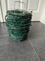Rol prikkeldraad (groen geplastificeerd), Tuin en Terras, Ophalen, Zo goed als nieuw, Prikkeldraad