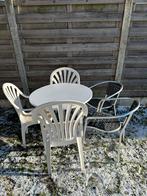 Buitentafel met 5 stoelen voor maar €20, Ophalen, Gebruikt