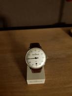Meistersinger neo plus NE403, Handtassen en Accessoires, Horloges | Heren, Leer, Staal, Polshorloge, Zo goed als nieuw