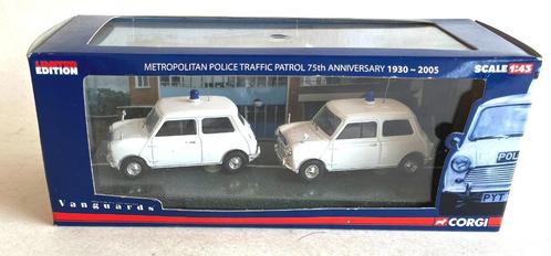 Mini Set Metropolitan Police Corgi Vanguards MP1002., Hobby en Vrije tijd, Modelauto's | 1:43, Zo goed als nieuw, Auto, Corgi