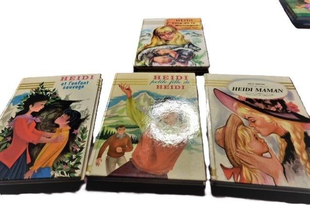 (35)- 4 livres heidi, Livres, Livres pour enfants | 4 ans et plus, Utilisé, Fiction général, Fille, Livre de lecture, Enlèvement ou Envoi