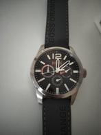 Hugo Boss horloge te koop!, Handtassen en Accessoires, Horloges | Heren, Leer, Staal, Polshorloge, Zo goed als nieuw