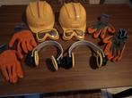 speelgoed: werkhelm, bril, handschoenen, oorbeschermers, Kinderen en Baby's, Ophalen, Gebruikt