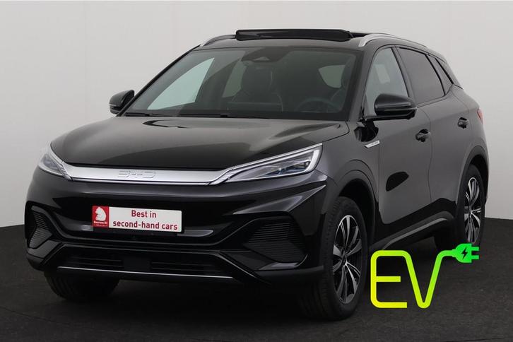 BYD ATTO 3 DESIGN DESIGN + A/T + CARPLAY + LEDER + CAMERA +, Auto's, BYD, Bedrijf, Te koop, ATTO 3, Achteruitrijcamera, Adaptive Cruise Control