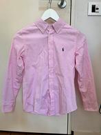 Polo Ralph Lauren hemd roze en wit.Kleine vlek achterkant, Kinderen en Baby's, Kinderkleding | Maat 140, Verzenden, Polo Ralph Lauren