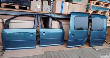 VW CADDY 2K DEUR DEUREN PORTIER PORTIEREN L/R KLEUR LH6Z!! beschikbaar voor biedingen