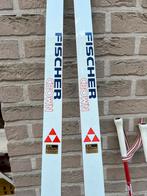 Langlauf ski Fischer crown 215 lang, Sport en Fitness, Skiën en Langlaufen, Ophalen of Verzenden, Ski, Stokken, Fischer