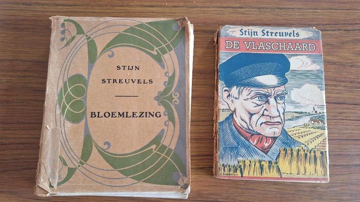Stijn Streuvels Bloemlezing 1909 of De Vlaschaard 1941, Antiek en Kunst, Antiek | Boeken en Manuscripten, Ophalen of Verzenden