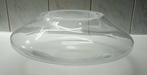 Zéér mooie zware glazen ronde sierbokaal., Enlèvement ou Envoi, Comme neuf, Verre, Moins de 50 cm