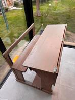 Schoolbank 2 kinderen, Huis en Inrichting, Bureaus, Ophalen, Zo goed als nieuw