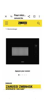 Micro ondes encastrable neuf  zanussi, Ophalen, Inbouw, Combi-microgolfoven, Grill