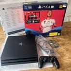 Playstation 4 Pro 1TB Console Jet Black + Controller, doos e, Games en Spelcomputers, Spelcomputers | Sony PlayStation 4, Refurbished